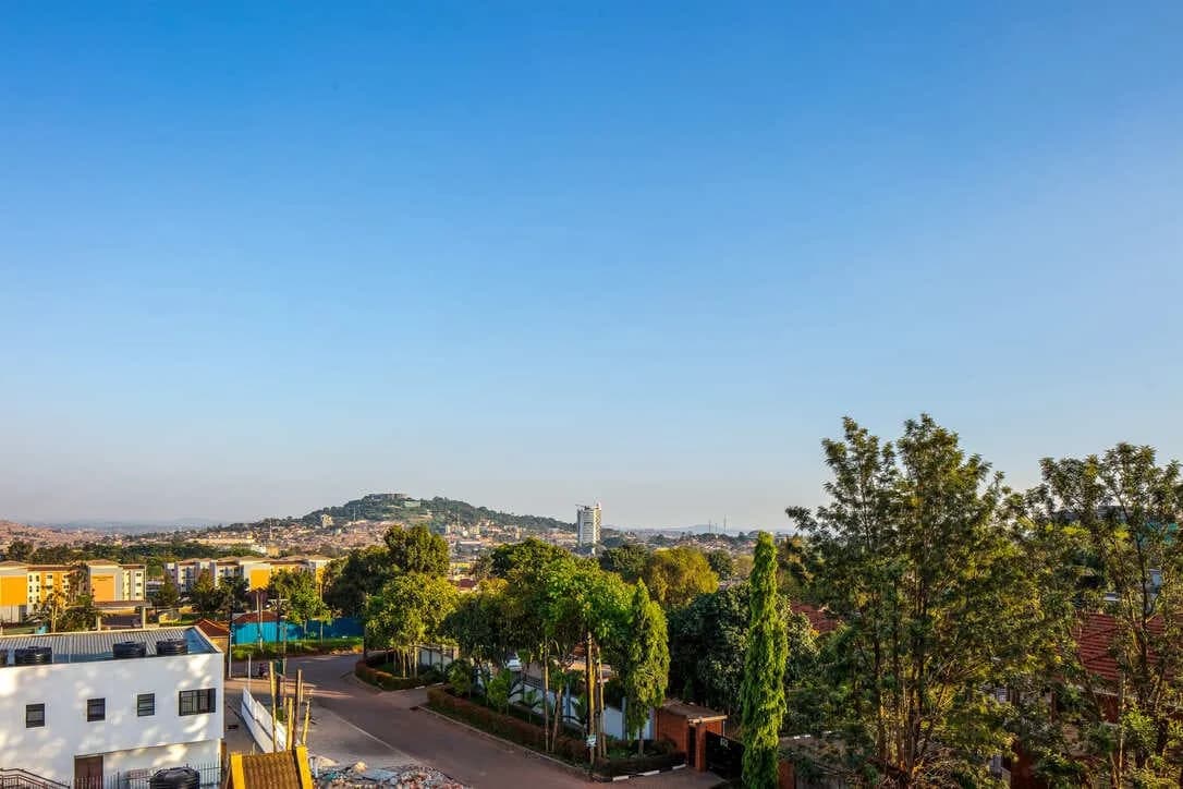 Kampala cityscape viewed from Naguru elevation